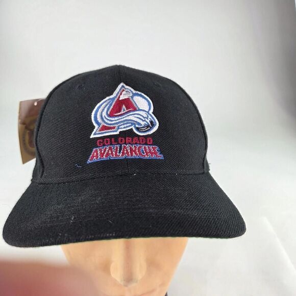 VTG Colorado Avalanche Hockey Twins Enterprise Wool Snapback Cap Hat - NWT - Picture 10 of 12